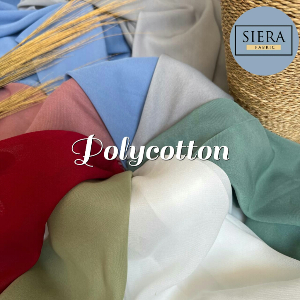 1,15 Meter Kain POLYCOTTON BELLA SQUARE / POLIKATUN