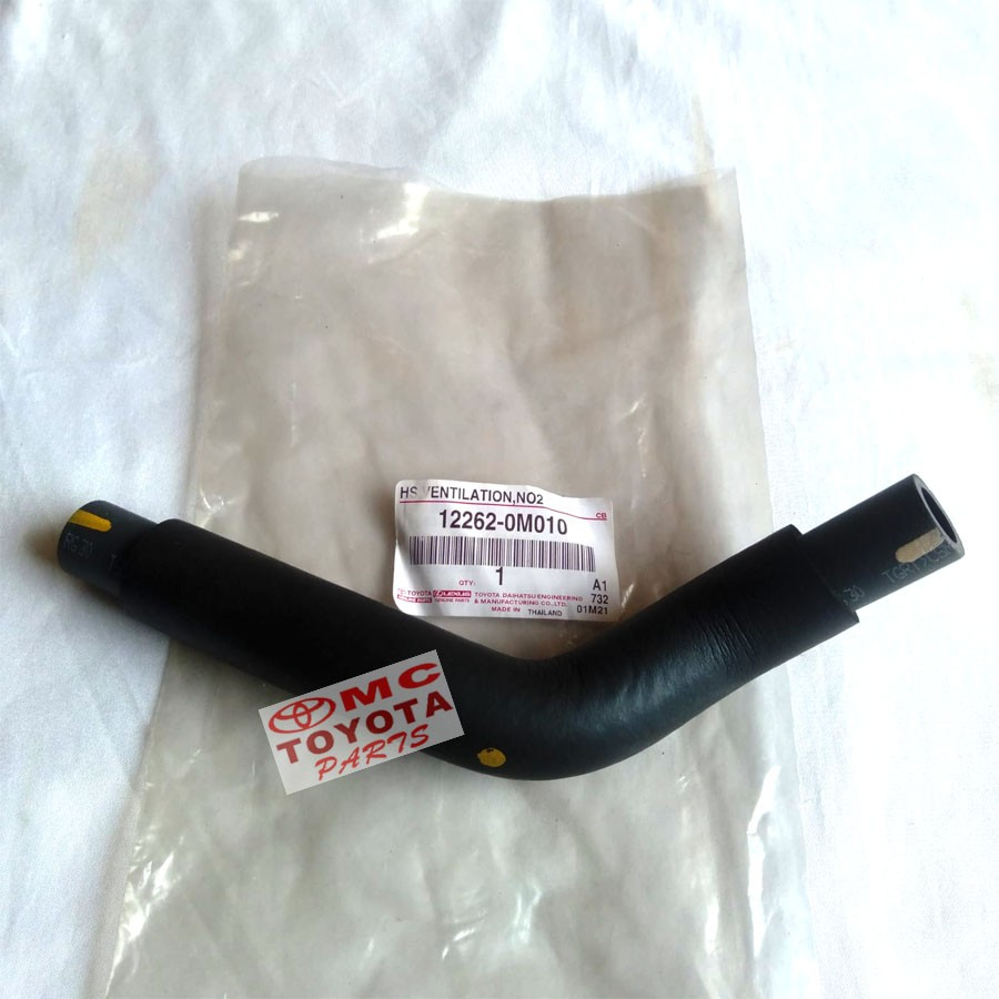 Selang Ventilasi / Hose Ventilation Toyota Vios Soluna 12262-0M010