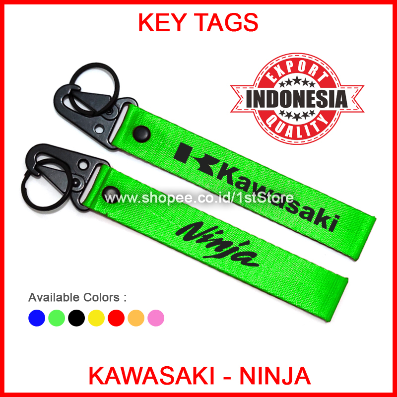 GANTUNGAN KUNCI KAWASAKI NINJA PREMIUM KEYCHAIN LOGO HIGH QUALITY ACC AKSESORIS VARIASI SEPEDA MOTOR