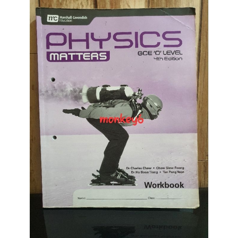 workbook PHYSICS matters GCE O level 4th edition