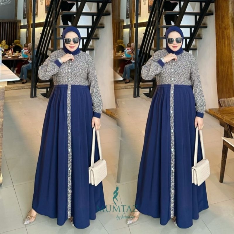 Wilona Dress by mumtaz | gamis muslimah | outfit muslimah