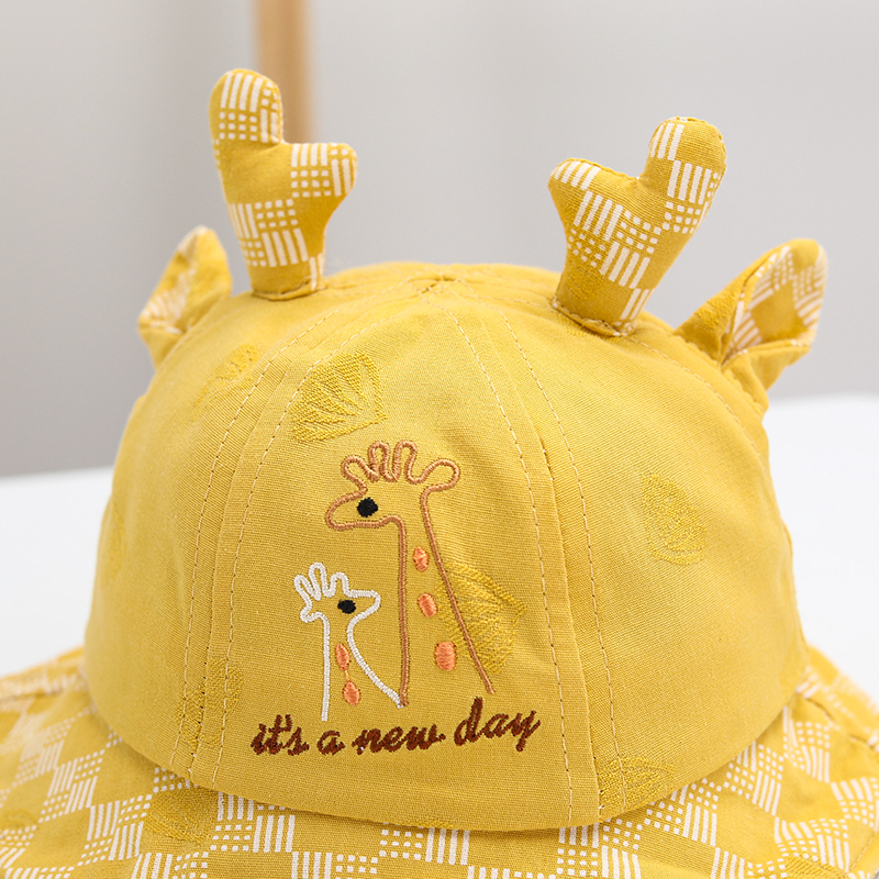 3-9 bulan Topi Bucket Anak Model Pattern New Day