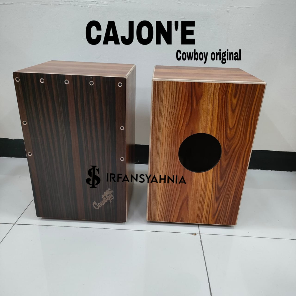 Cajon Cowboy ORIGINAL Kahon Kajon Drum Portable