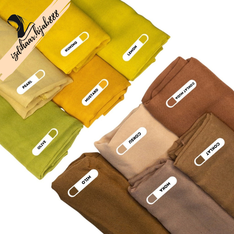 IZH Bella Square 50 Warna Hijab Jilbab Segi Empat Polycotton Premium  - Kerudung Segiempat Bela Square Premium