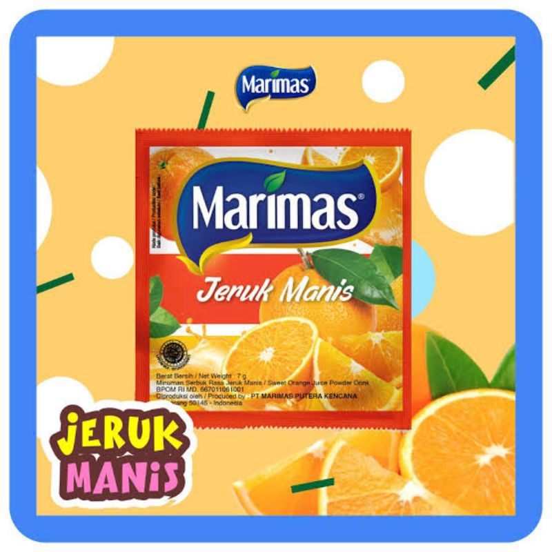 

Marimas Jeruk Serbuk Drink 6g Sachet