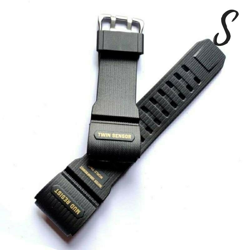 STRAP TALI JAM CASIO GG-1000 GG1000 GG 1000 WARNA HITAM