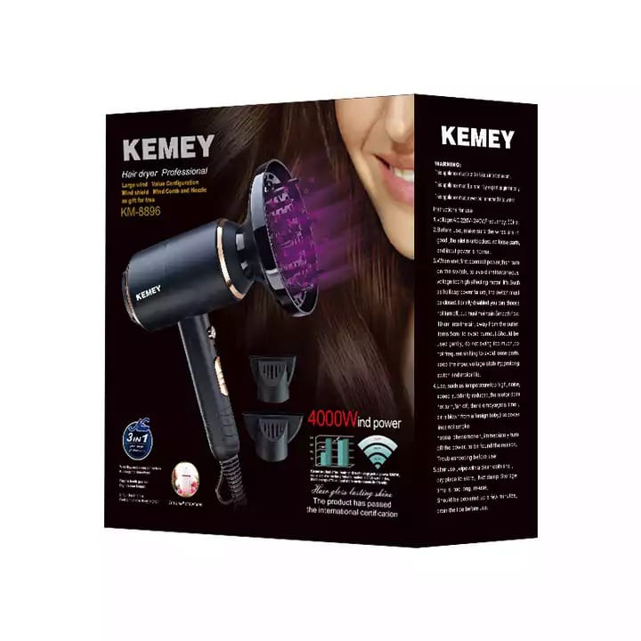 KEMEI HAIR DRYER SISIR KM-8896 ORIGINAL