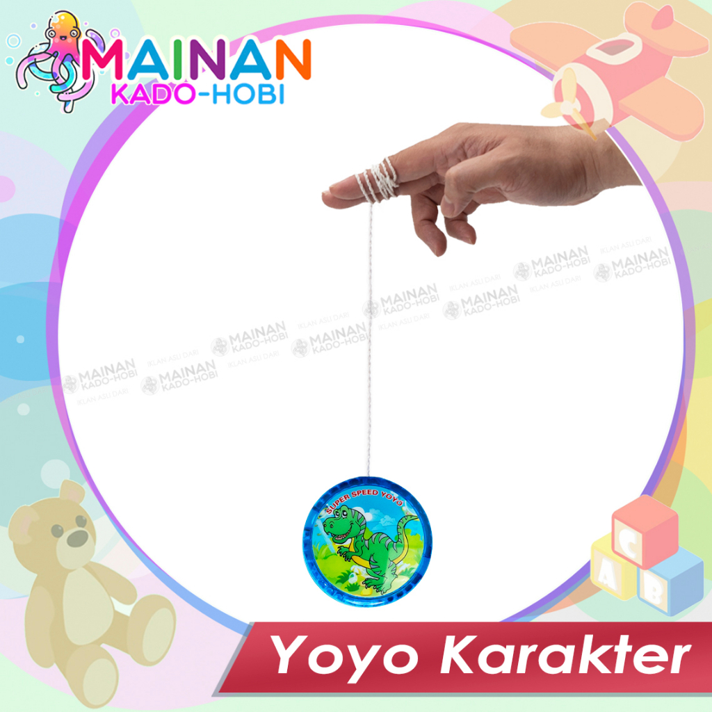 MAINAN EDUKASI ANAK YOYO TOYS KARAKTER DINO