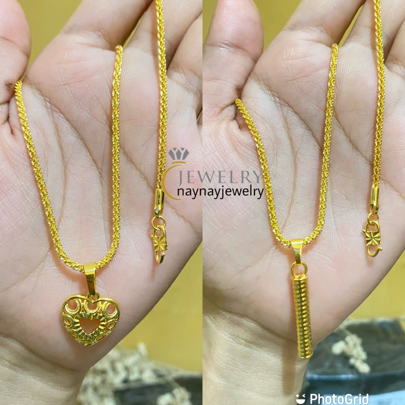 Kalung 3 suku Warna 24k