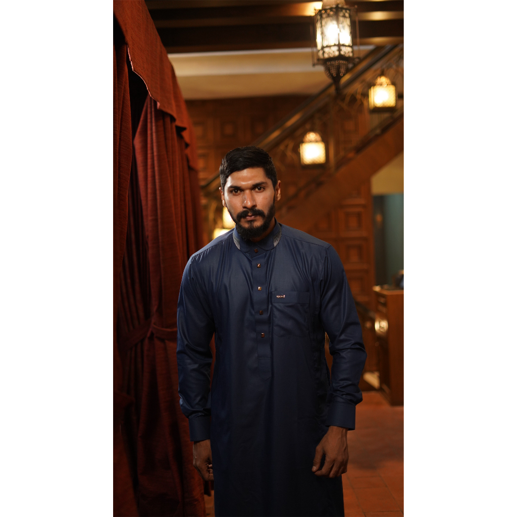 Shahama Thobe Exclusive SH-102 Navy