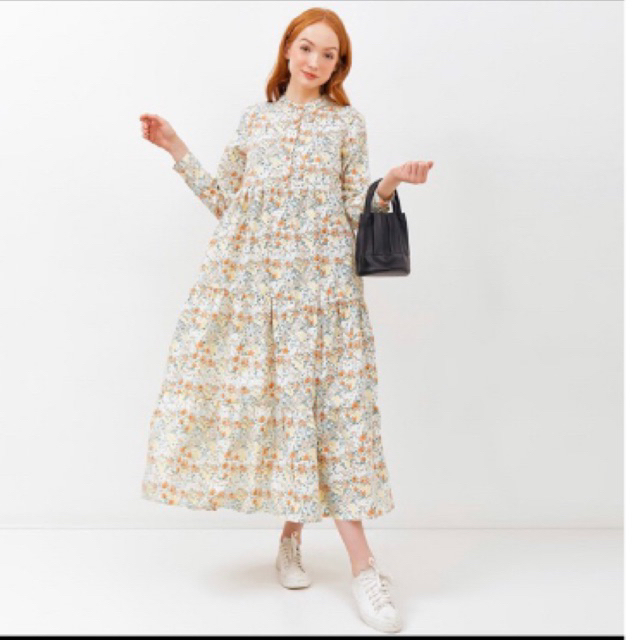 GRAPHIS FLOWER MAXI DRESS / GAMIS / LONG DRESS