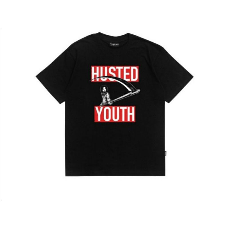 Kaos Tshirt HUSTED YOUTH - Kaos Pria Dewasa Premium Distro