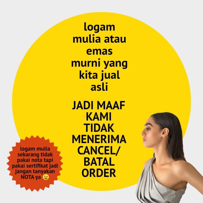HDR.CO Logam Mulia Minigold 24k Emas Asli 0.001-0.1 Gram