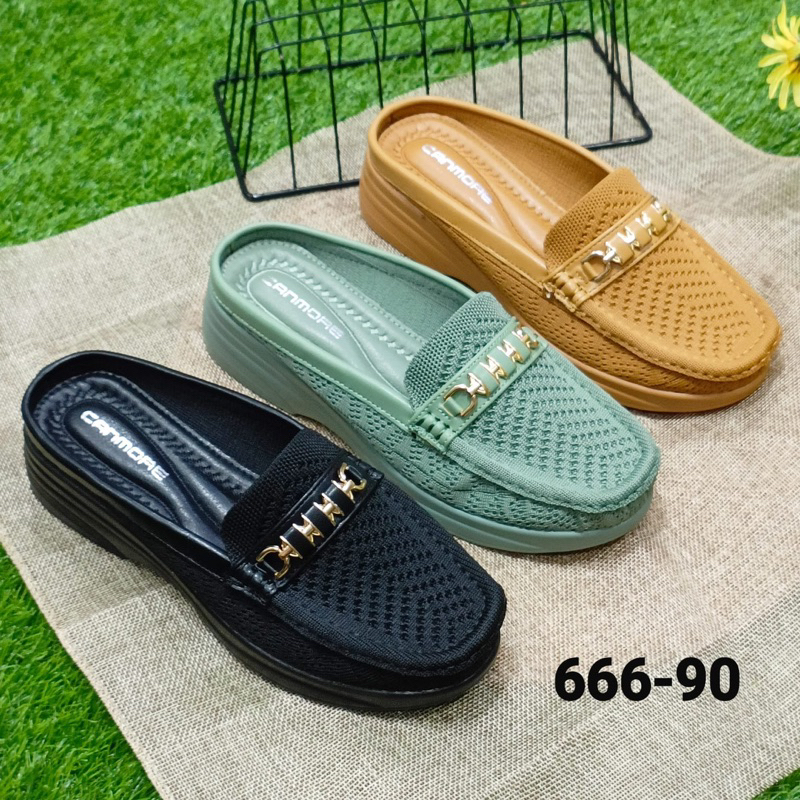 canmore by collibry- sandal wedges bustong rajut import