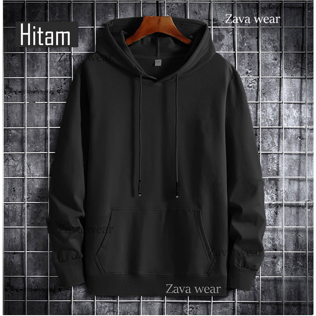 Sweater pria distro keren Zava Wear Hoodie pria distro simple warna Jaket pria terbaru keren Suiter cowok Best Seller