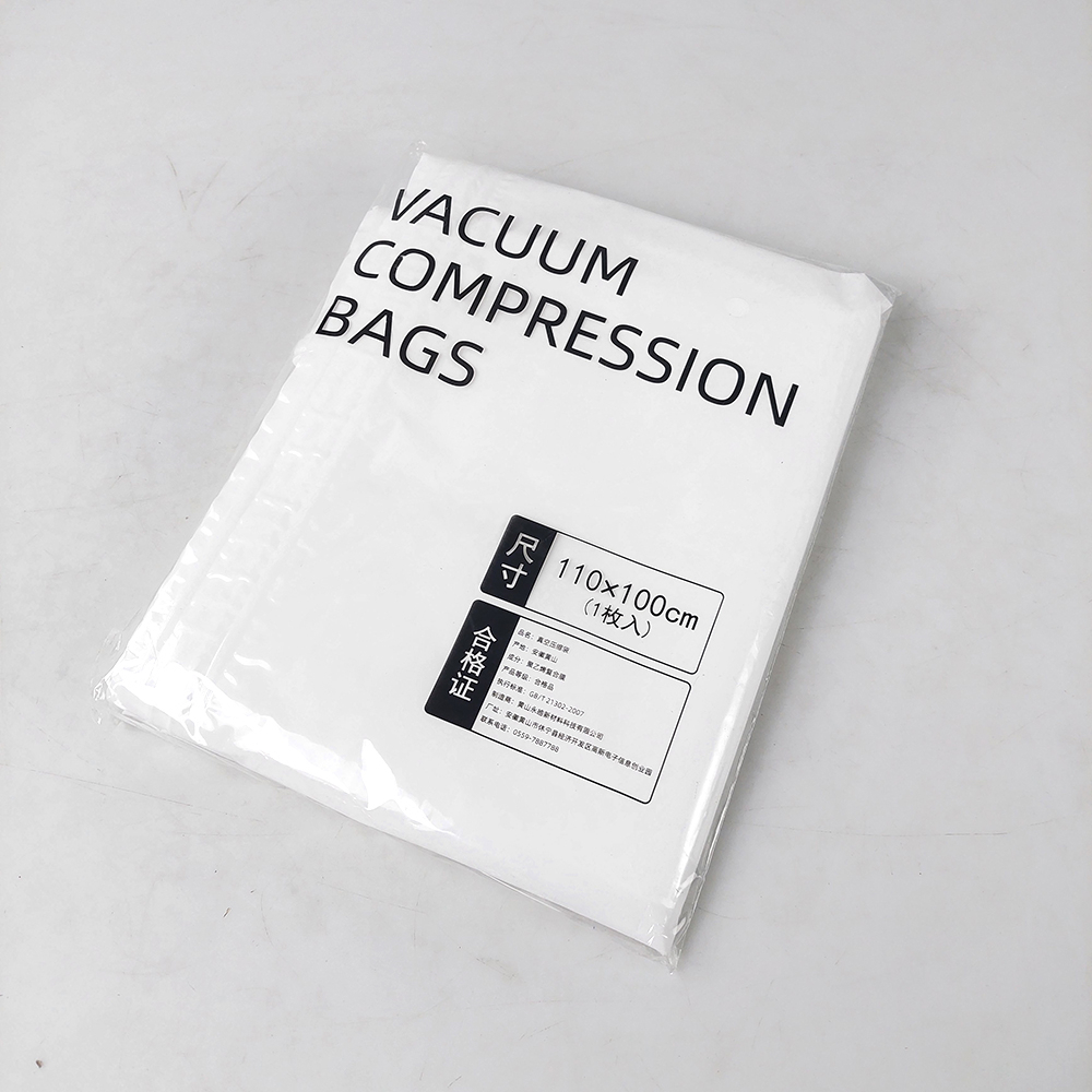 Plastik Vakum Baju Penyimpanan Pakaian Vacuum Compression Bag - YB11 - Transparent