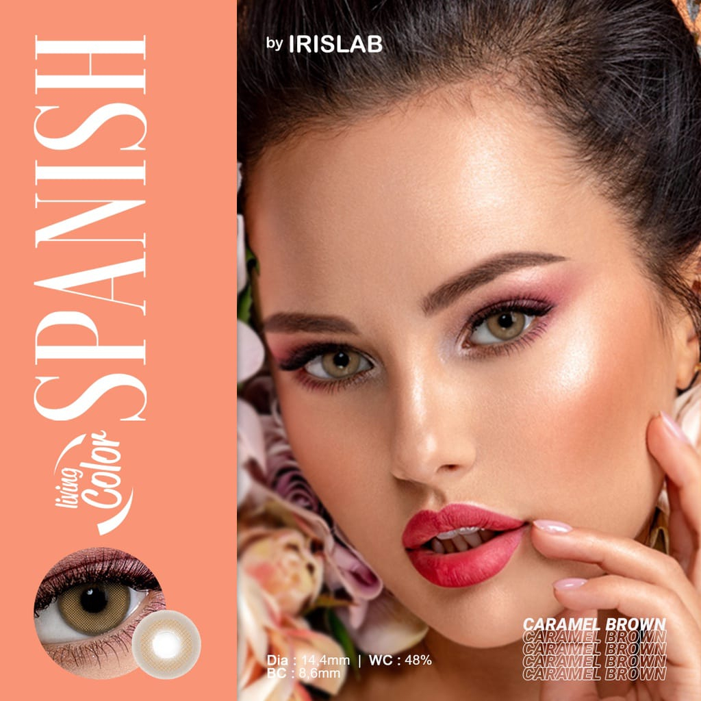 SOFTLENS SPANISH MINUS -3.25 SD -6.00 FREE LENSCASE DIA 14.4MM - BY IRISLAB