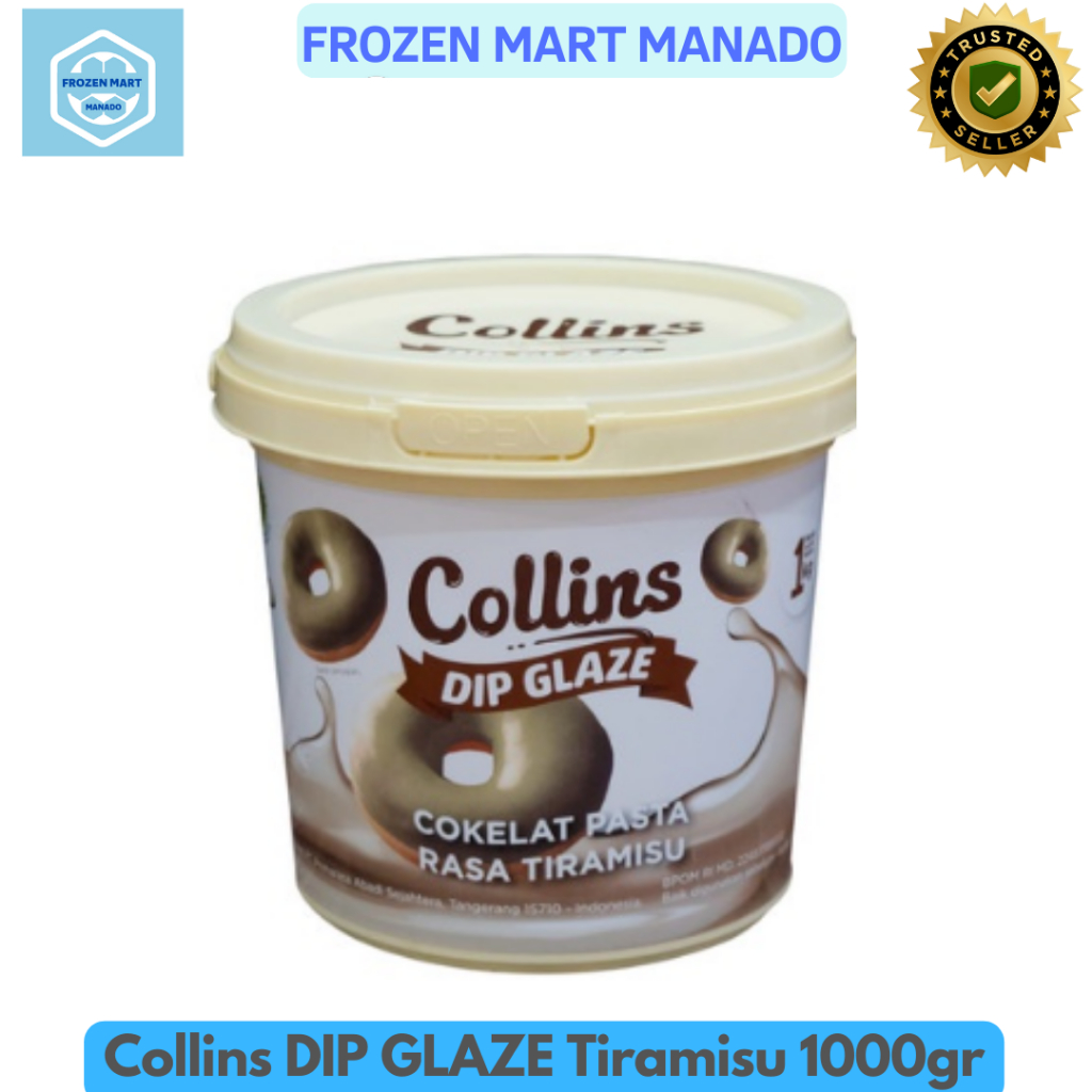 

Collins DIP GLAZE Tiramisu 1000gr - Frozen Mart Manado (Frozen Food Manado)