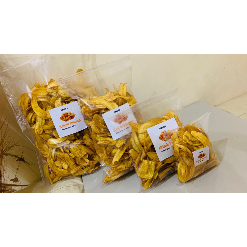 Kripik pisang 500 gram  /Kripik Pisang Kiloan / Kripik Pisang Renyah / Kripik Pisang