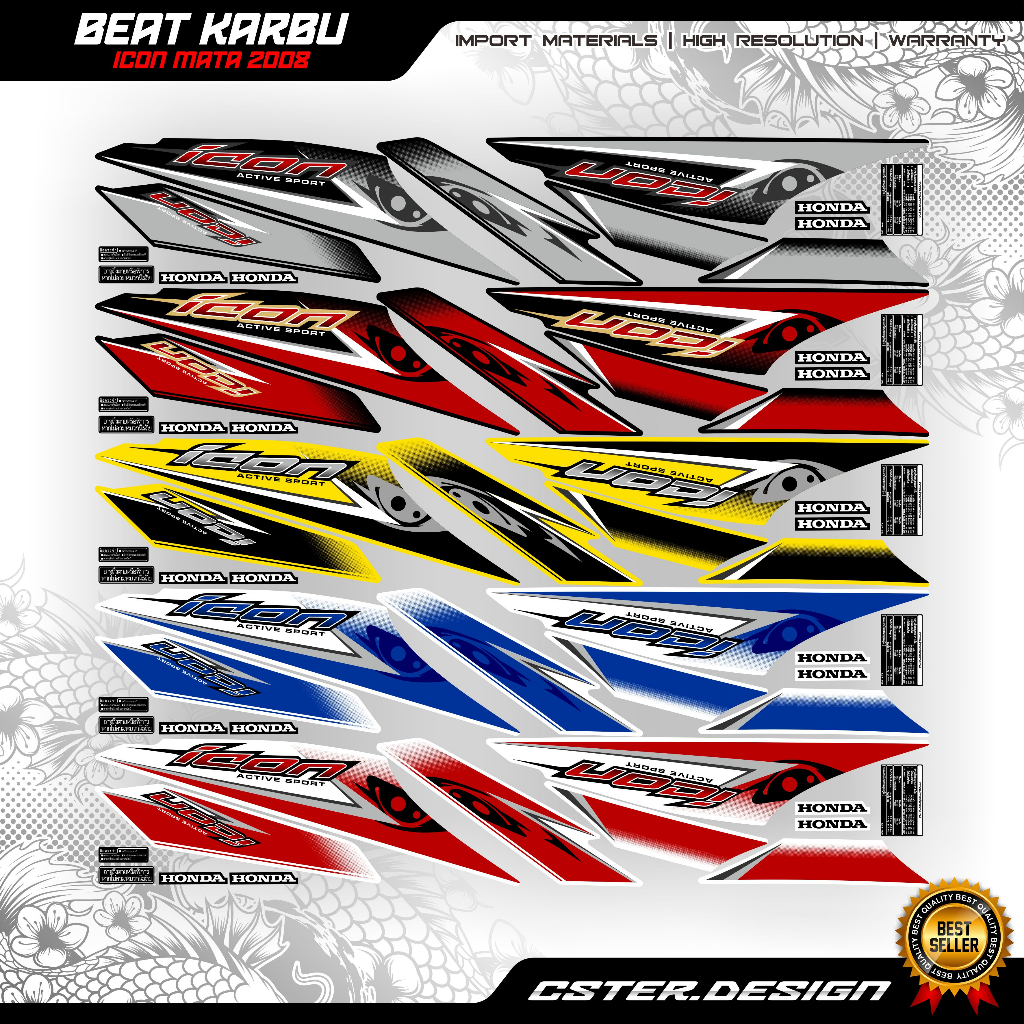 STRIPING BEAT KARBU icon mata