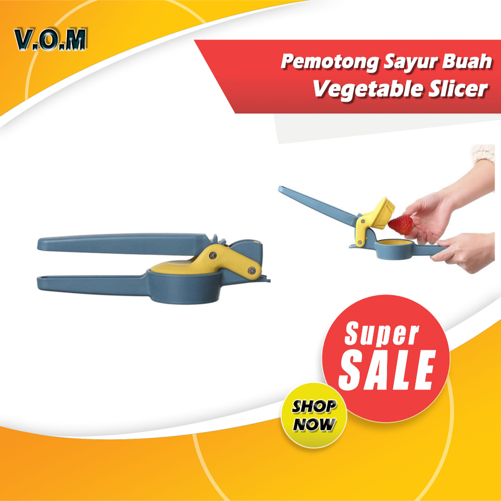 Pemotong Serbaguna Press Pemotong Sayur Buah Vegetable Slicer 0883