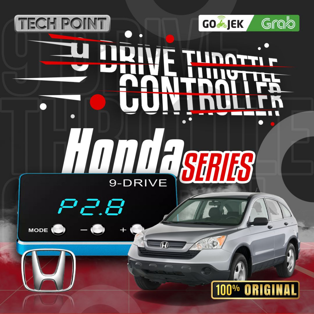 9 Drive Honda CRV CR-V Gen 3 Piggyback Throttle Controller Remap