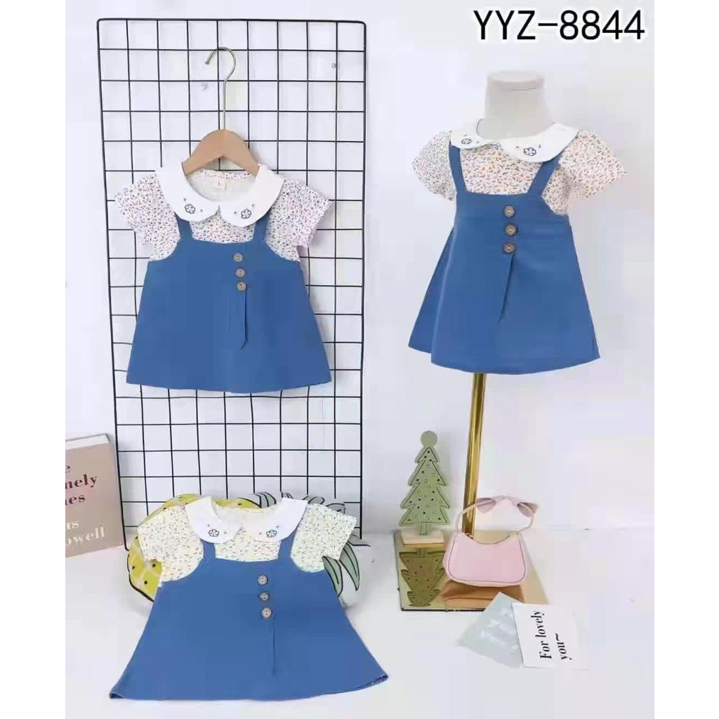 Dress Bayi Perempuan Lengan pendek Import /Baju Bayi Dress Katun Impor /Baju Anak Impor levis untuk umur 0-2 tahun