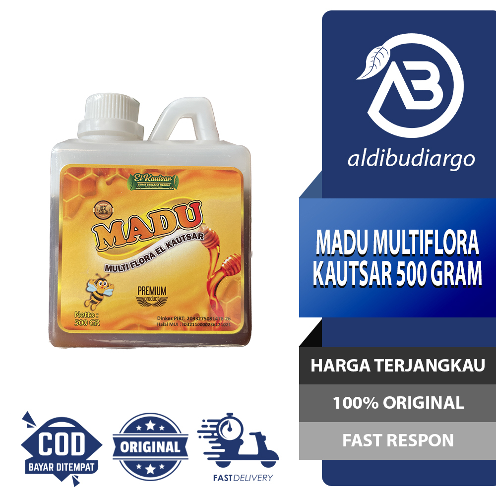 

MADU MURNI MULTI FLORA KAUTSAR 500 GRAM DAYA TAHAN TUBUH