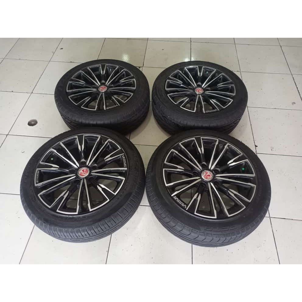 Velg Mobil Bekas Ring 16 Lobang Baut 5X114 & Ban 195 55 R16 Buat Mobil Ertiga, Luxio, Grand Max
