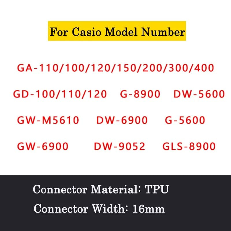 ADAPTER 16MM UNTUK JAM TANGAN SKMEI CASIO UNTUK GANTI STRAP NATO ZULU ADAPTOR ADAPTER 16mm GA100 GA-110 GA400 GD-100 DW-5600 G-5600