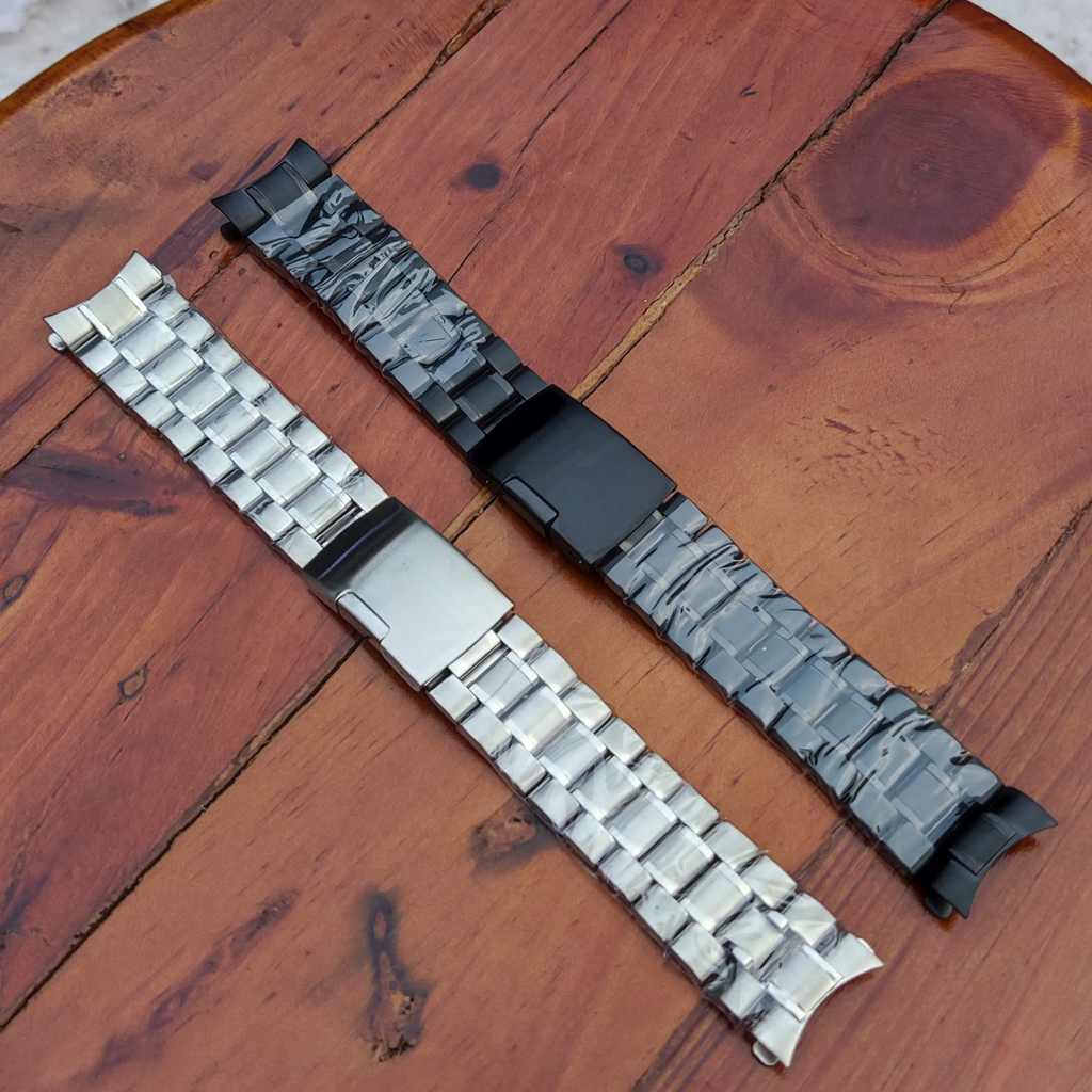 TALI STRAP JAM TANGAN RANTAI SOLID STAINLESS KUPING RANTAI JAM LURUS ANTI KARAT