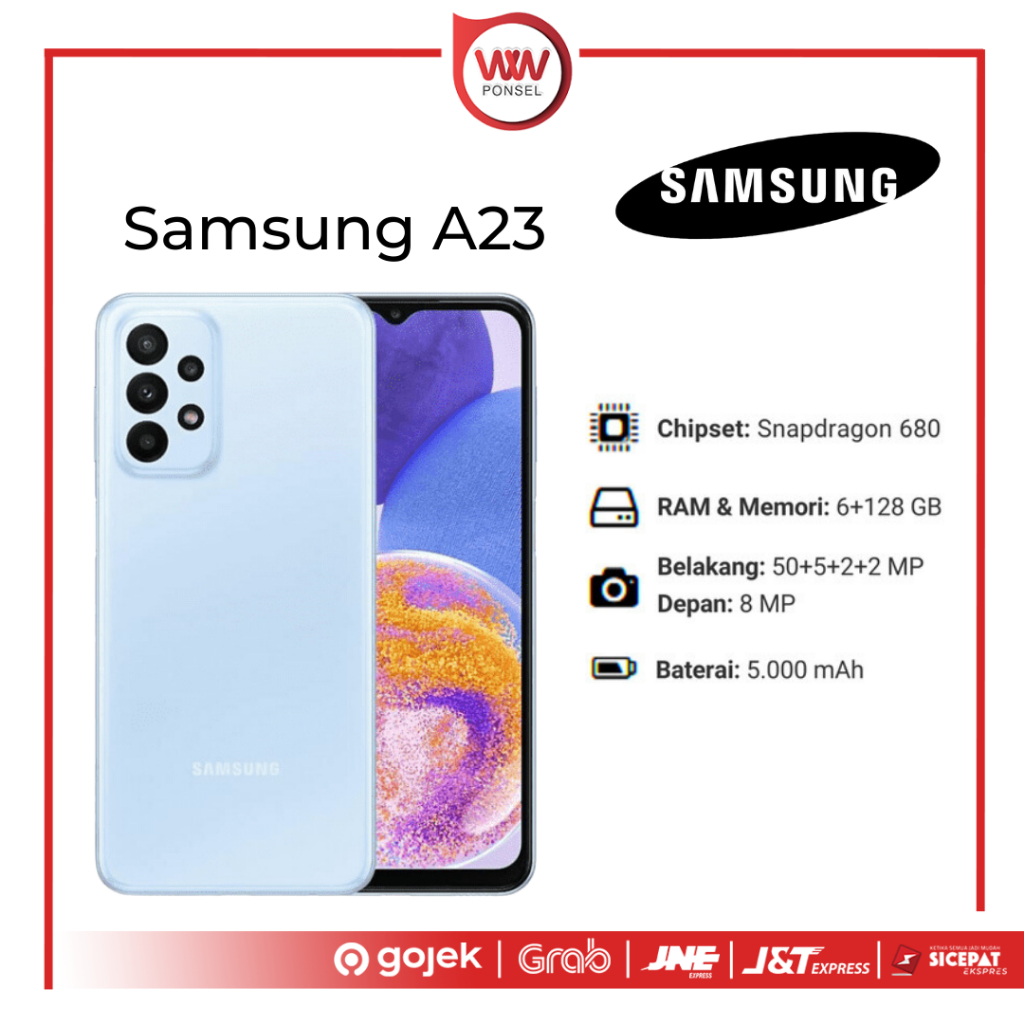Hp Samsung A23 5G Ram 6GB Internal 128GB Garansi Resmi