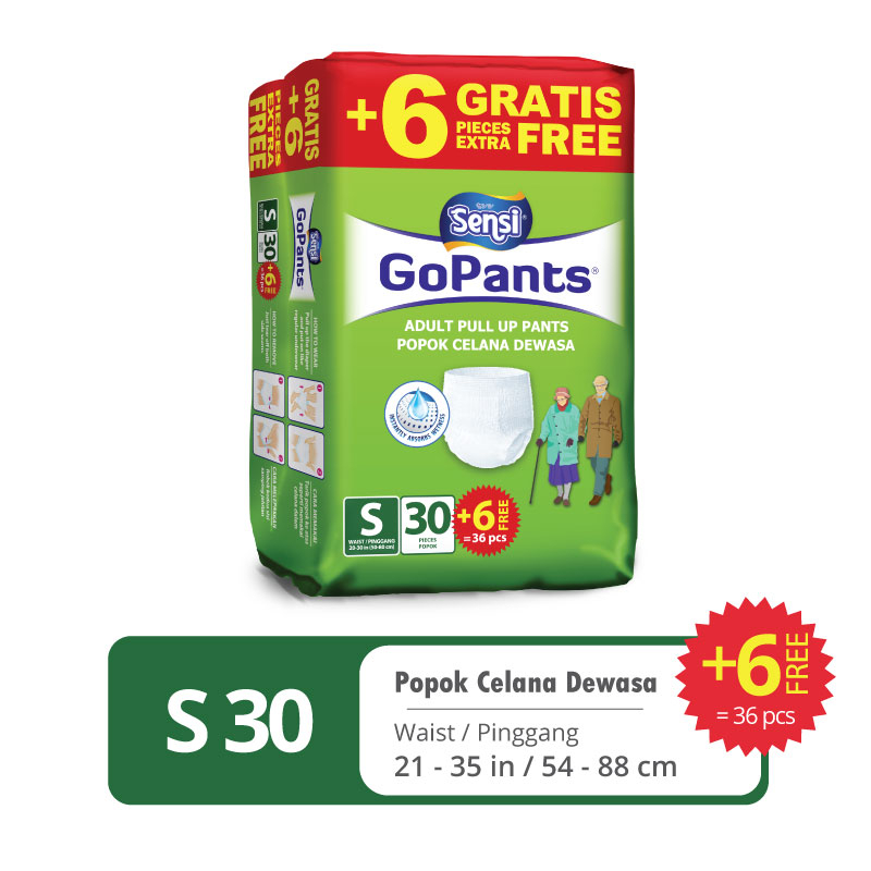 SENSI GOPANTS S30 - Popok Celana Dewasa
