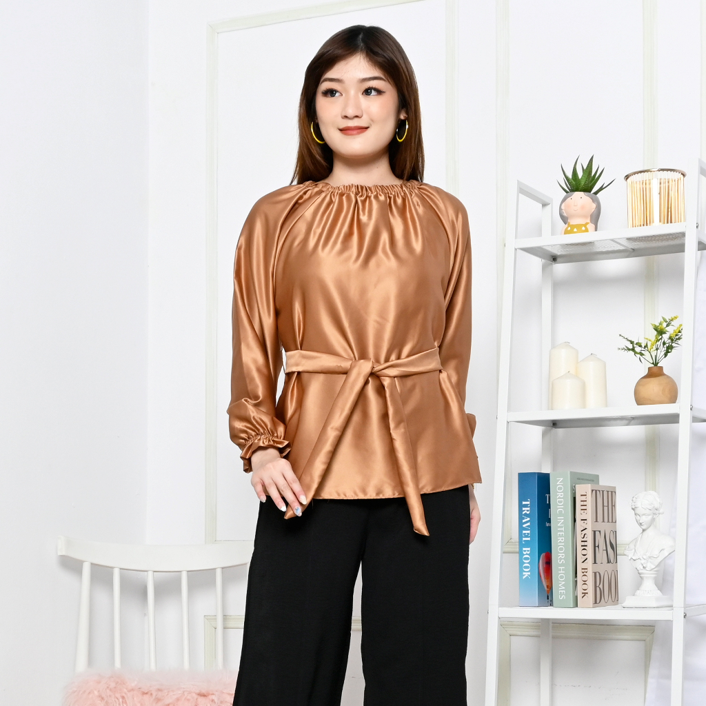 HCL Blus Kemeja Wanita Astia - Baju Atasan Wanita Terbaru