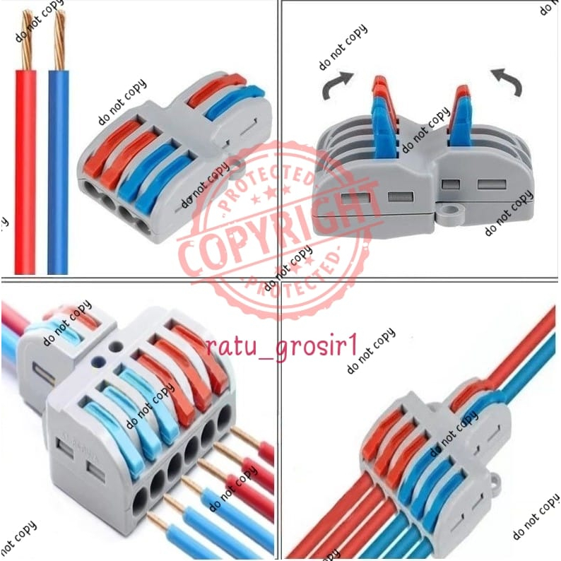 Terminal Konektor Kabel Cabang Input 2 Kabel Output 4 / Output 6