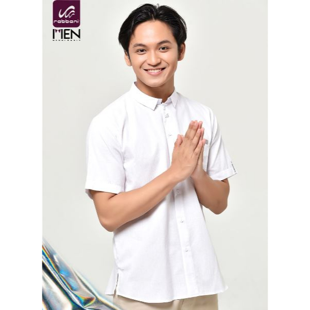 Kemko Azhir Pdk-Kemeja Koko Lengan Pendek Couple dengan Anak laki-laki Rabbani Baju koko Dewasa Kemk