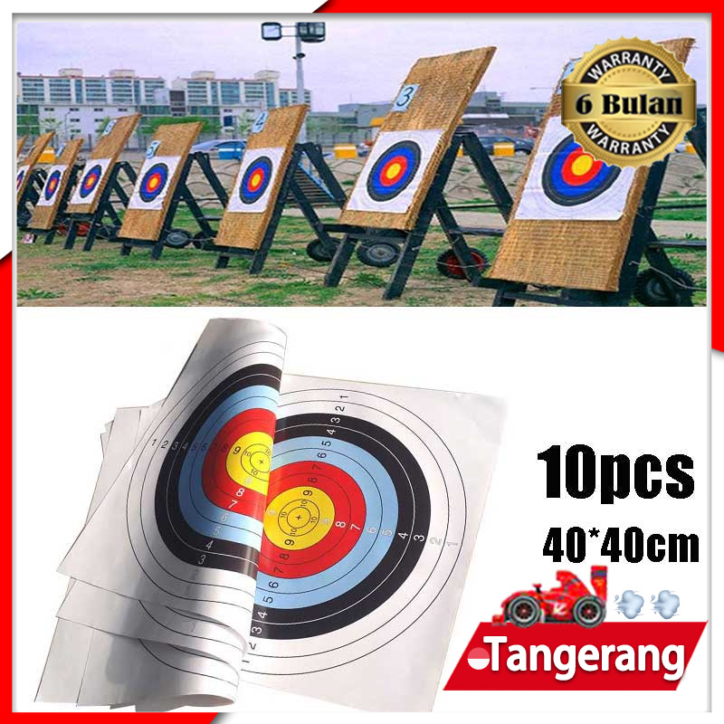 10pcs/Set Face Target Panahan FTP 40x40cm Bantalan Face Target Panahan Bantalan Target Alpine Tali Busur Panahan Archery