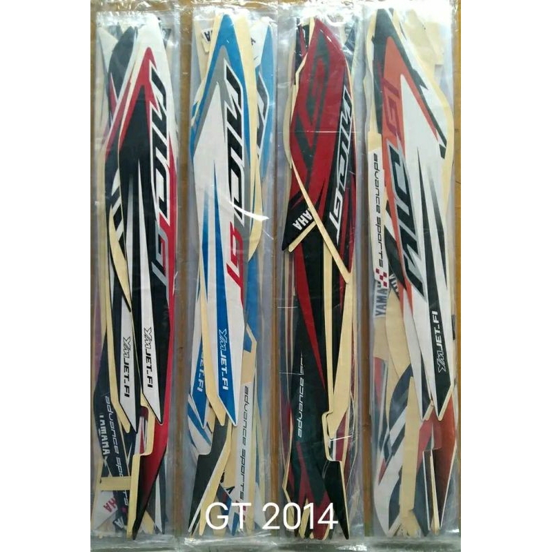Striping mio gt ymj-fi 2014 stiker full body Mio Gt 125 fi 2013