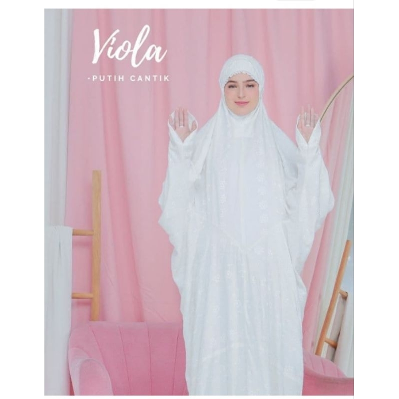 Mukena Terusan Sutra Paris Original