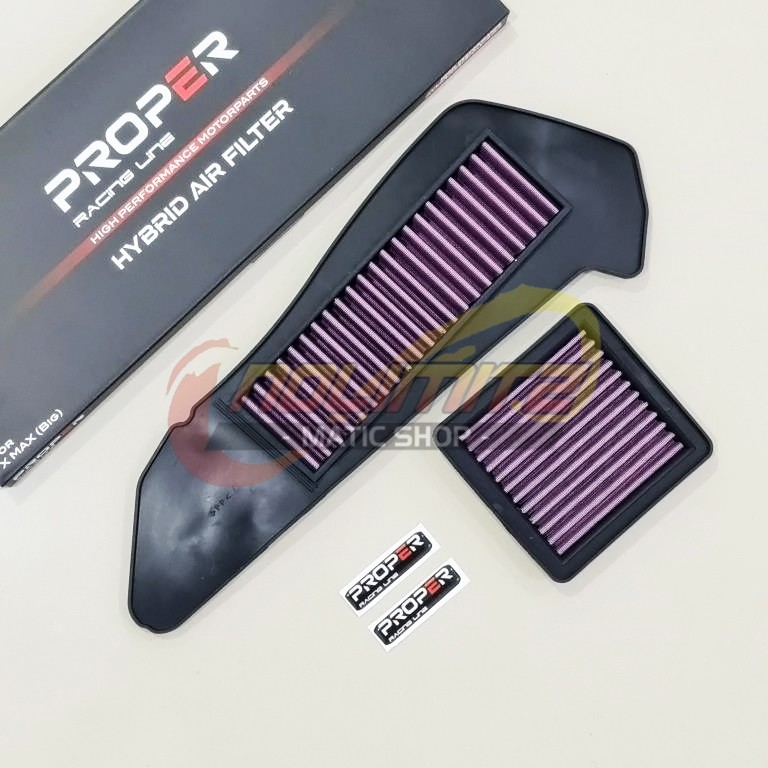 Hybrid Air Filter Udara Proper Racing Line Yamaha R25 MT25  PNP YAMAHA : R25 MT 25  Proper racing line adalah brand produk otomotif yang menyediakan produk dengan performa tinggi yang berarti akan meningkat kan performa kinerja motor akan tetapi tetap ama