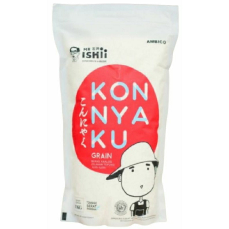 

Beras Shirataki Konnyaku Kering 1 KG