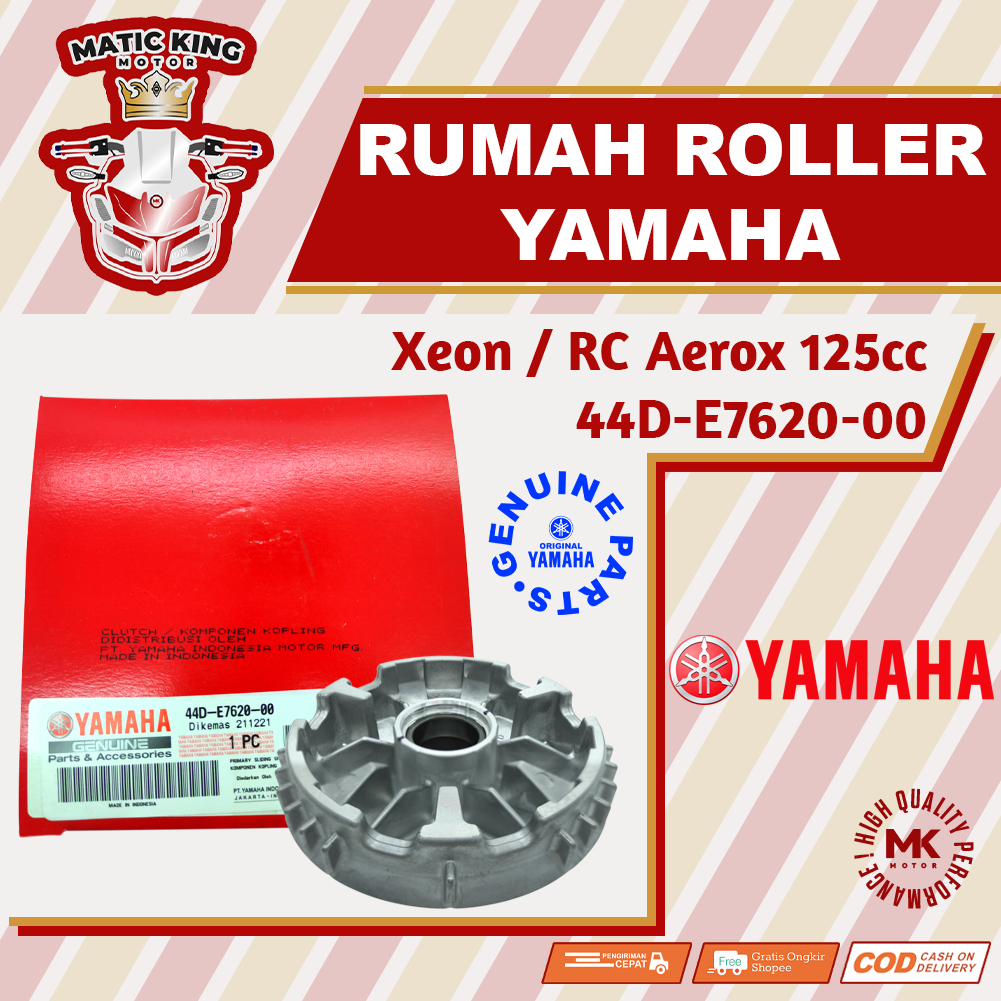 Rumah roller Yamaha XEON Karbu RC Aerox 125 Yamaha Genuine Parts asli 44D-E7620-00