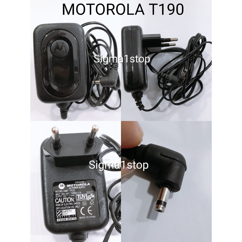 CHARGER MOTOROLA T190  CASAN MOTOROLA JADUL  CAS  TRAVEL CHARGER