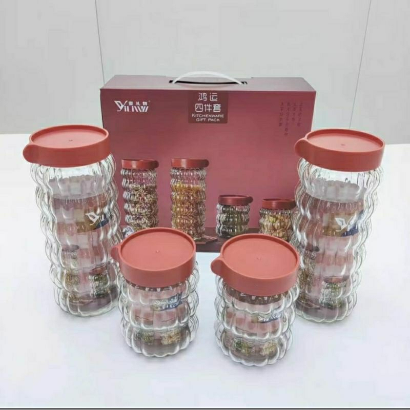 STV Edisi Lebaran Toples Kaca 4 in 1 Gift Pack