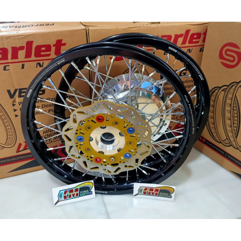 PAKETAN VELG VARIO 150 NEW  VARIO 160 VARIO 125 -150 LED JARI JARI RING 14 + Bonus Piringan Depan