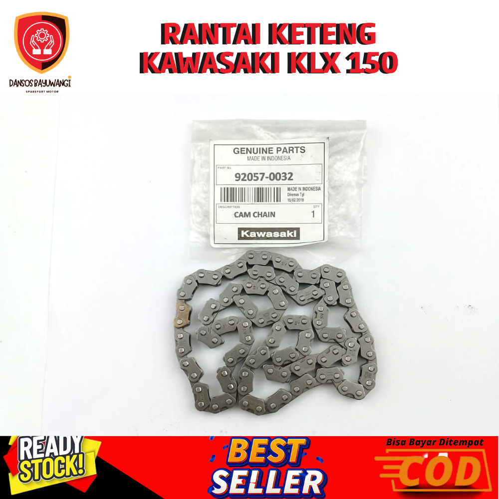 Rantai keteng - kamprat Rantai Mesin KLX 150S & BLITZ R PART 92057-0032