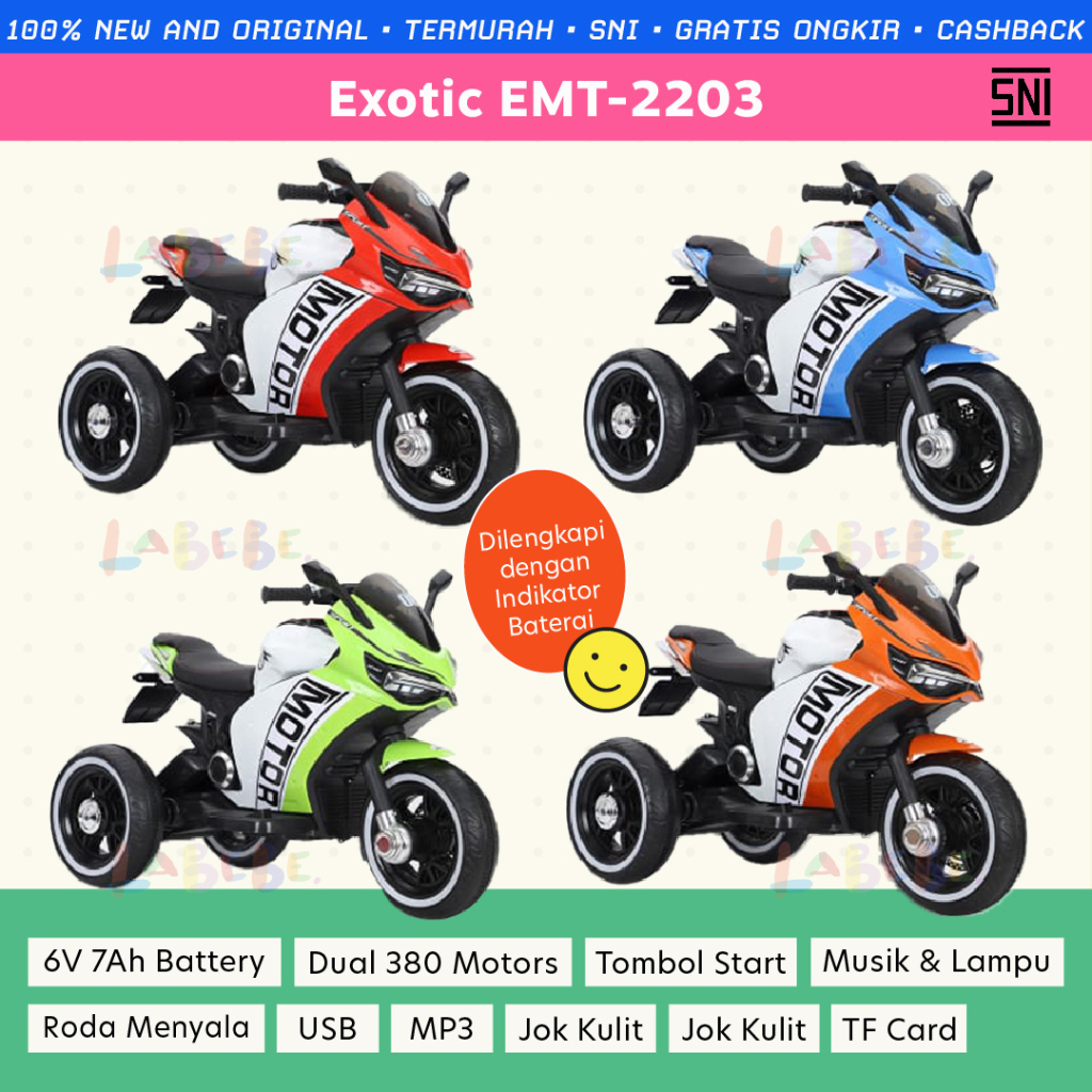 Motor Aki Anak Exotic EMT 2203 EMT-2203