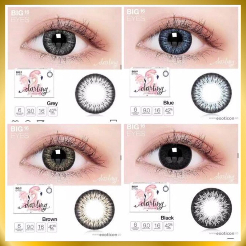 Softlens Big Eyes 16mm Darling By Exoticon