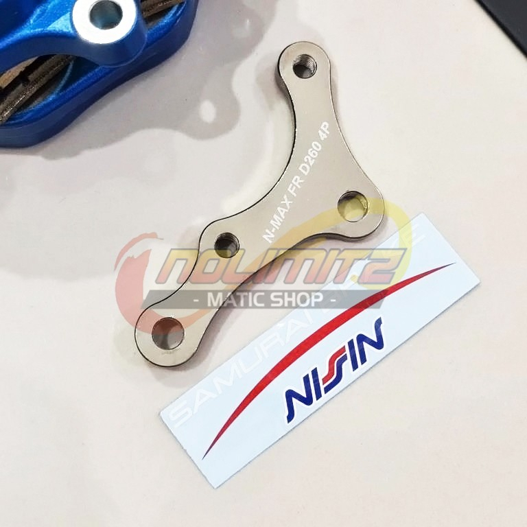 Kaliper Nissin Samurai 4 Piston Depan 260mm Yamaha NMAX Aerox 155