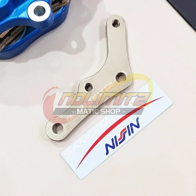 Kaliper Nissin Samurai 4 Piston Depan 230mm Yamaha NMAX Aerox 155